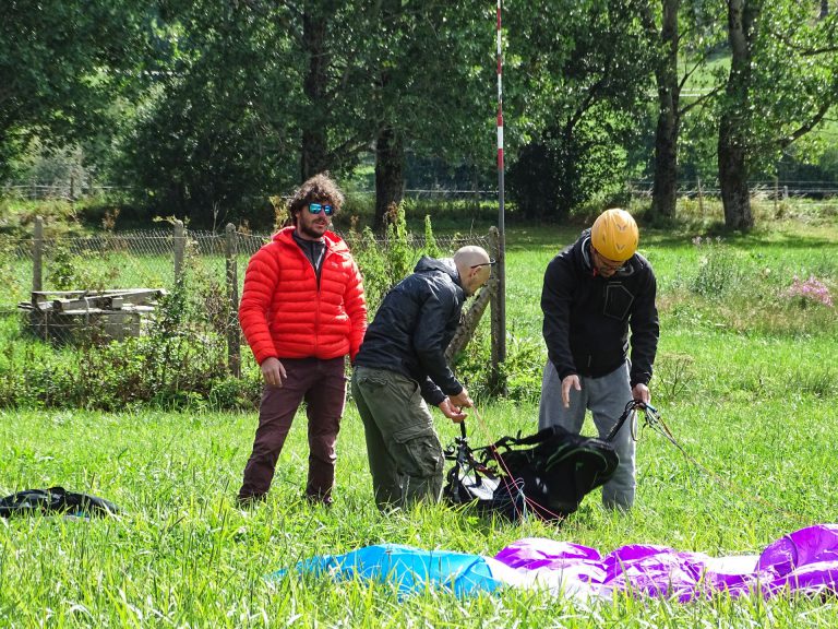 Visite prévol du parapente