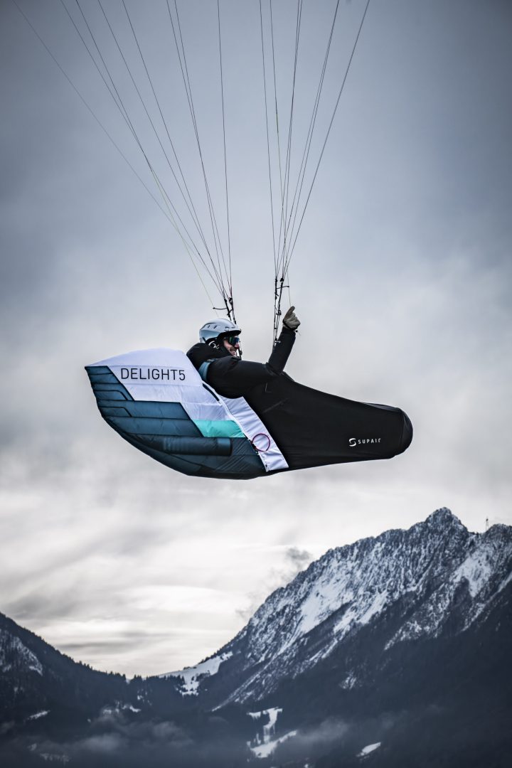 Une Sup'Air Delight 5 en vol de cross.